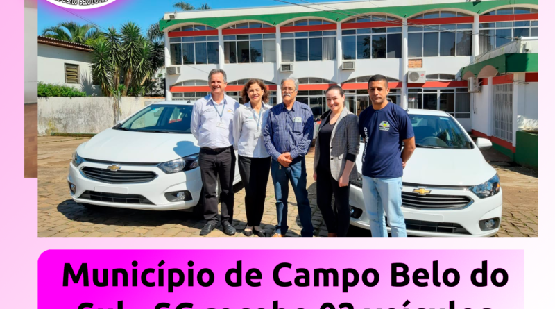 Município de Campo Belo do Sul - SC recebe 02 veículos novos