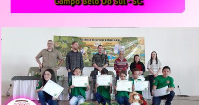 Grupamento de Policia Ambiental de Lages realiza Formatura dos Alunos Puma De Campo Belo Do Sul