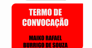 Termo de Convocação - MAIKO RAFAEL BURRIGO DE SOUZA - Campo Belo do Sul - SC